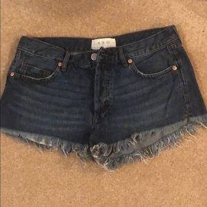 Free People Denim Shorts
